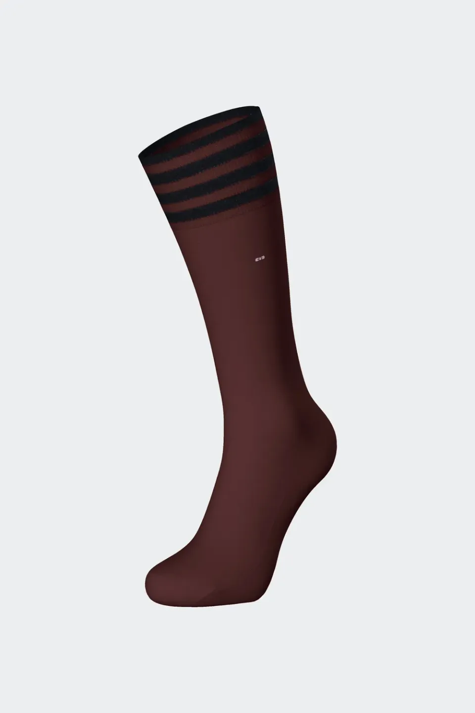 Eden Park chaussettes coton bordeaux rayées paire