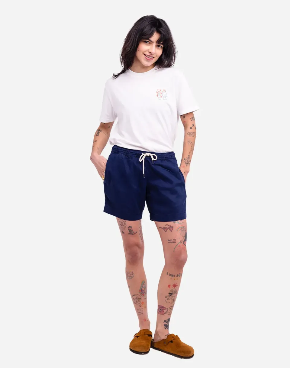 OLOW Bodhi short bleu outremer tencel ample