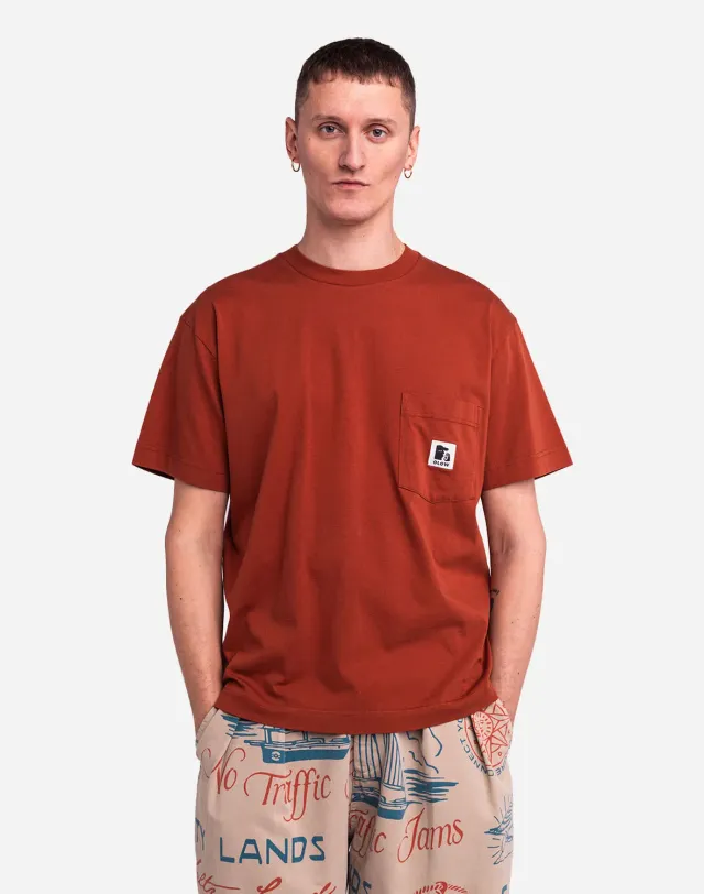 OLOW Japo t-shirt rouille coton bio large