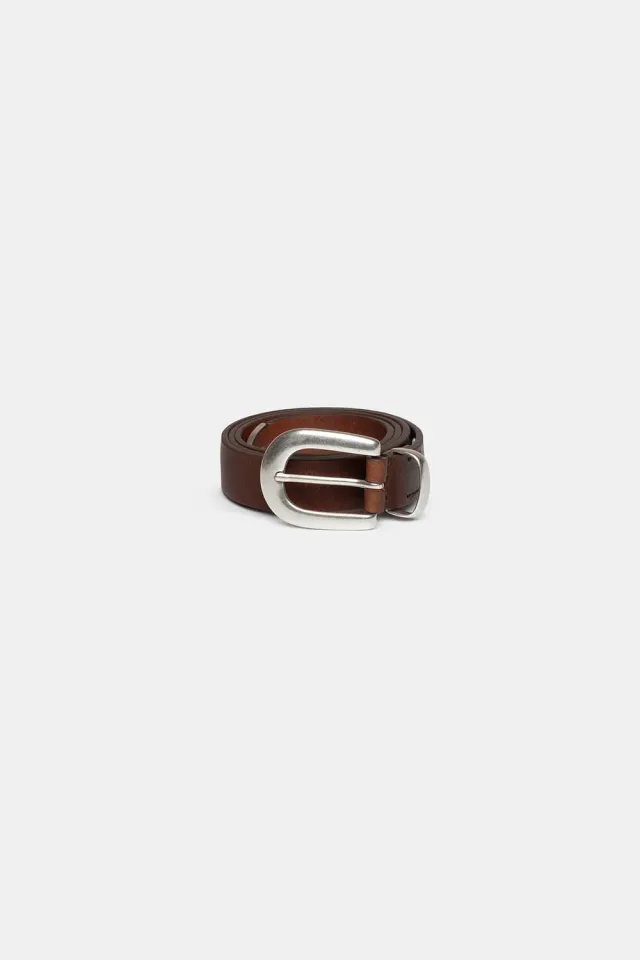 Edmmond Studios Rodeo ceinture cuir marron