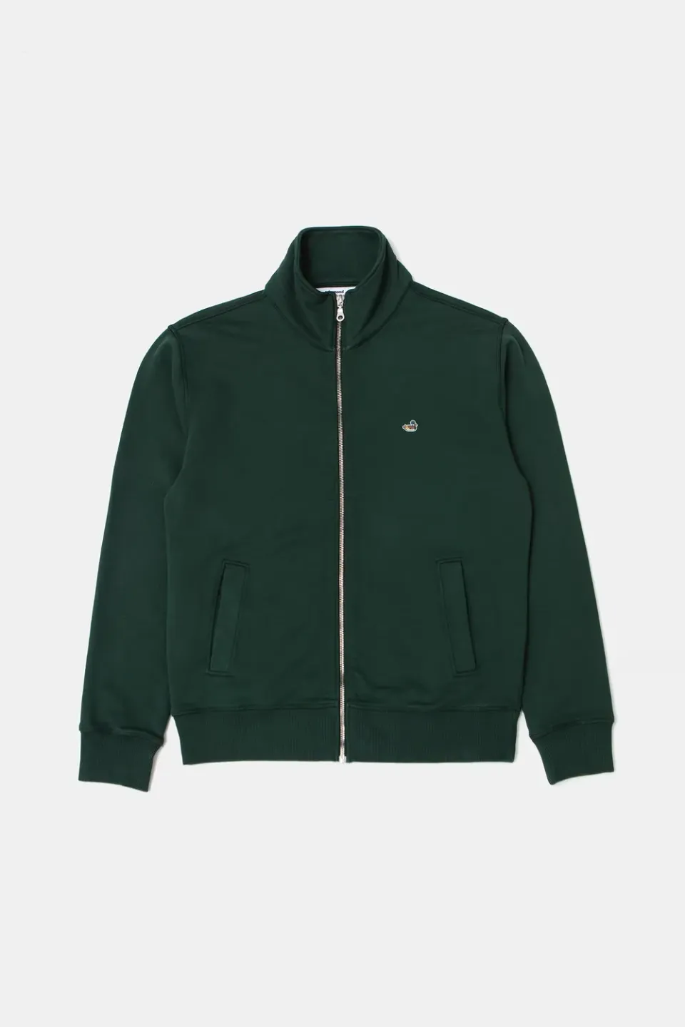 Edmmond Studios Duck Zip sweat zippé vert 450gr