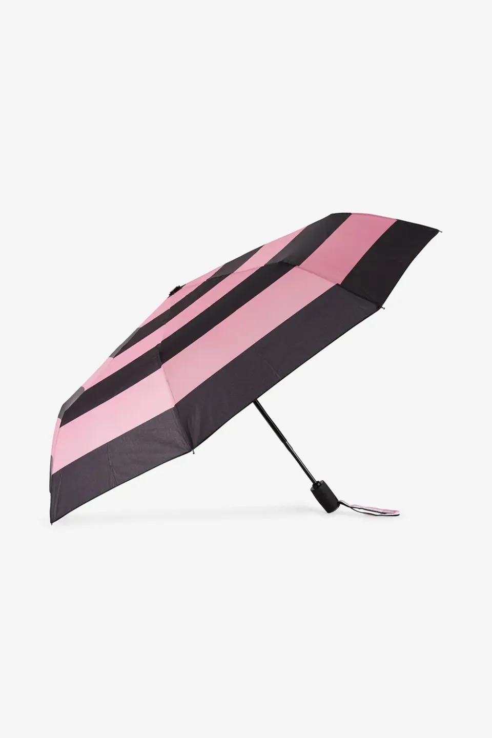 Eden Park parapluie pliant rose rayures automatique
