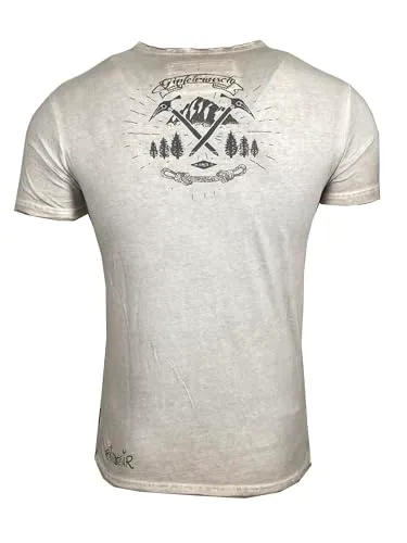 Subliminal Mode BX129 t-shirt homme taille S montagne délavé