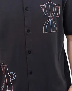 OLOW Moka t-shirt noir carbone coton bio