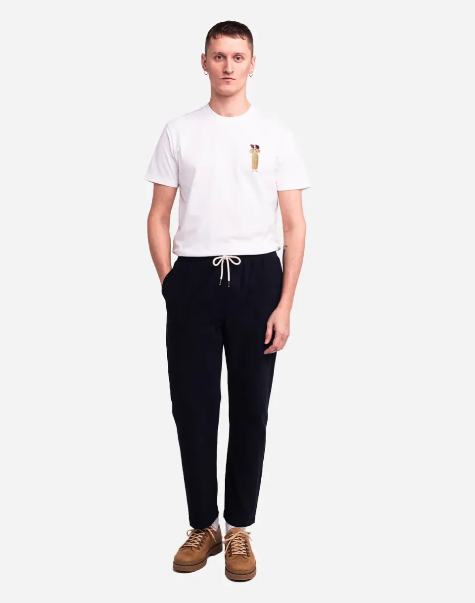 Olow Hatha pantalon bleu marine coton bio