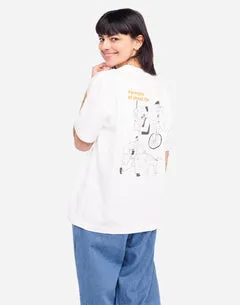 OLOW People t-shirt écru ample coton bio