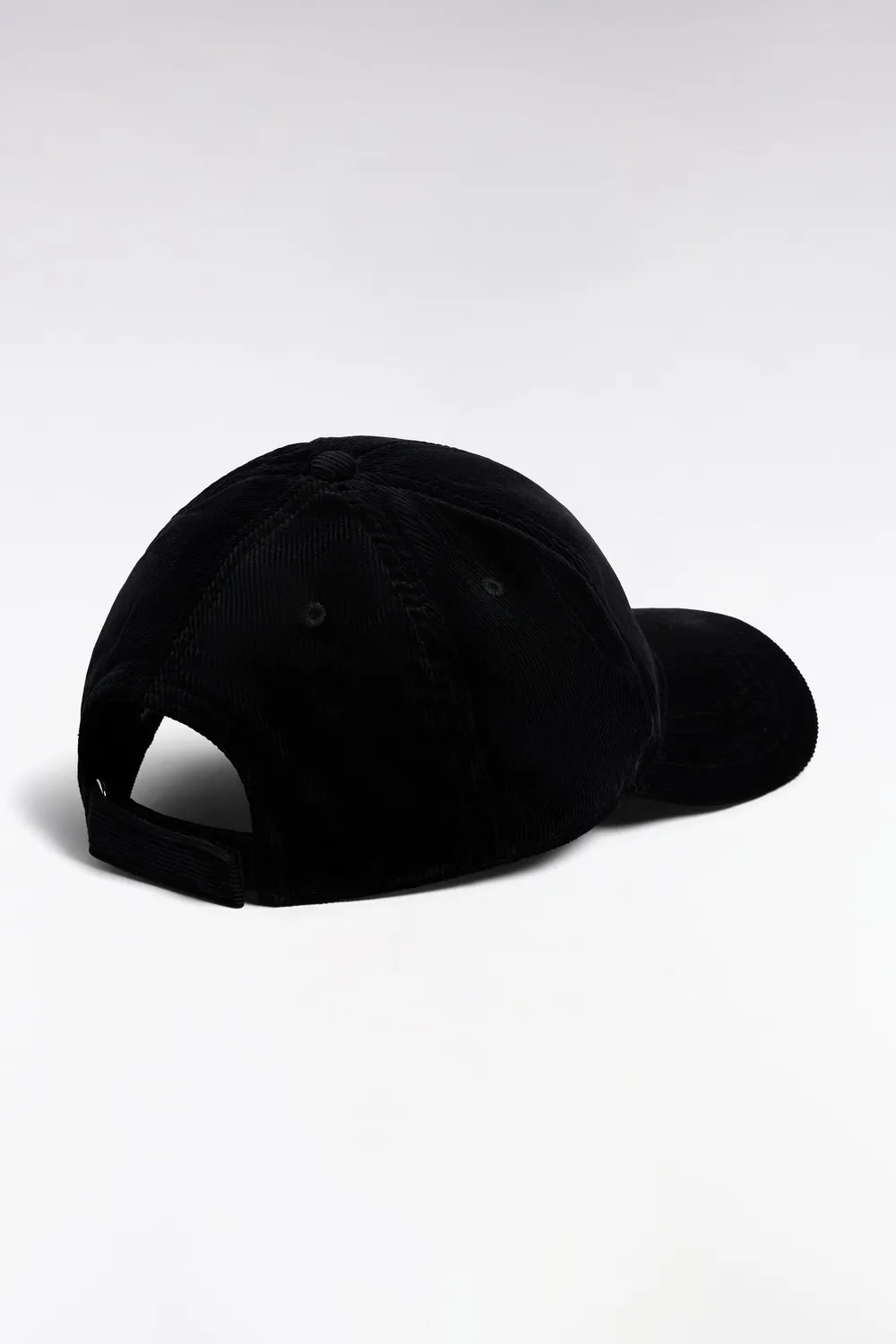 Eden Park casquette velours côtelé noir taille unique