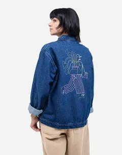OLOW Hekinan Market Plant veste jean denim brut bio