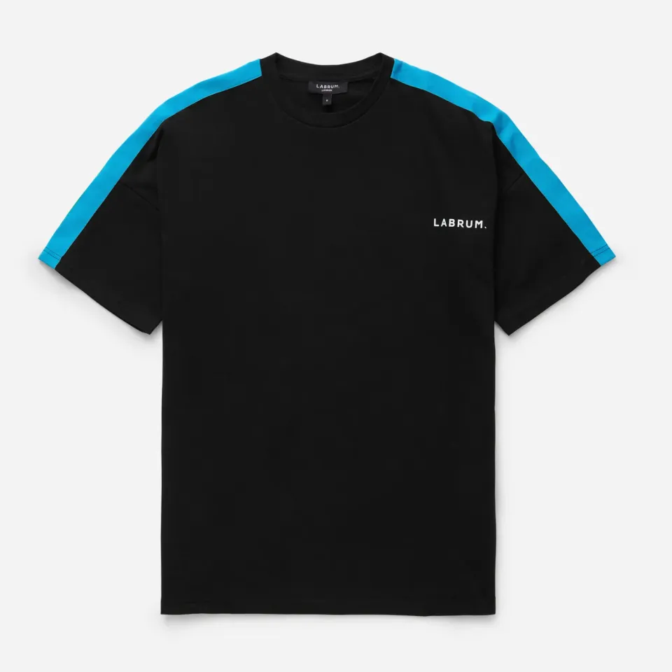 Labrum Sierra Leone t-shirt noir coton drapeau