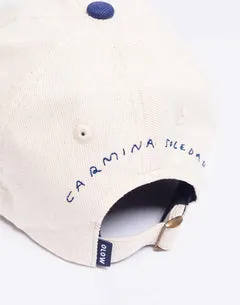 Olow Carmina casquette six panels écru broderie