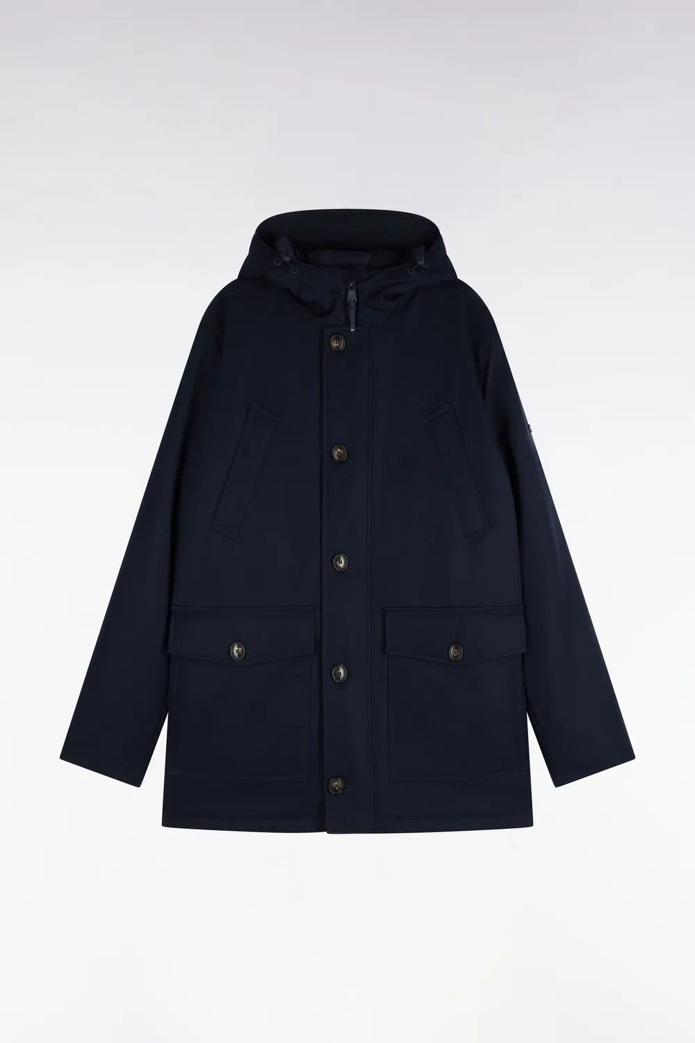 Eden Park Legend Rugby parka boutonnee marine nylon