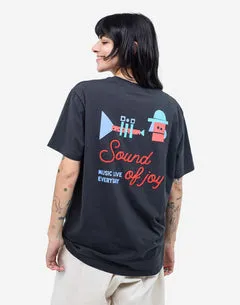 OLOW Fanfare t-shirt noir coton bio