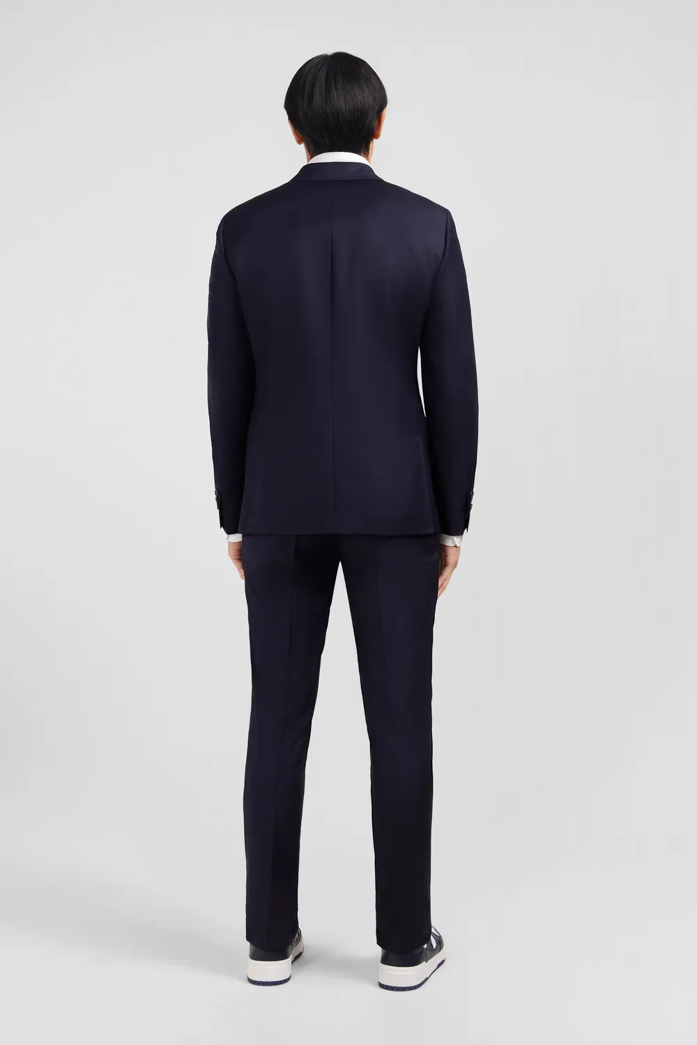 Eden Park costume slim laine bleu marine 2 pièces