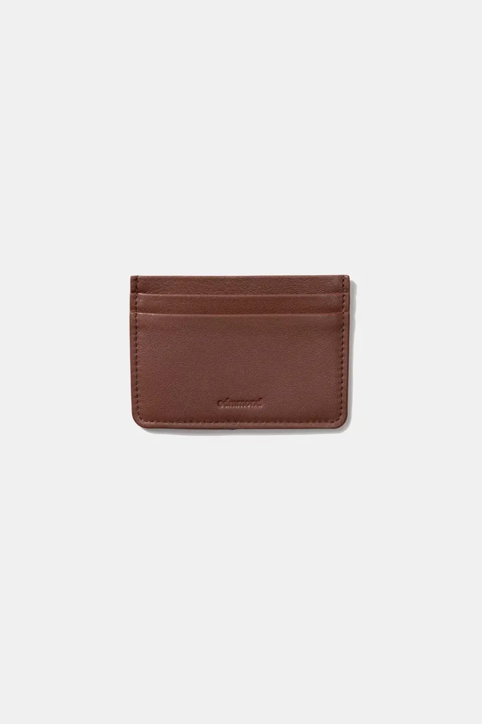 Edmmond Studios Fold porte-cartes cuir marron