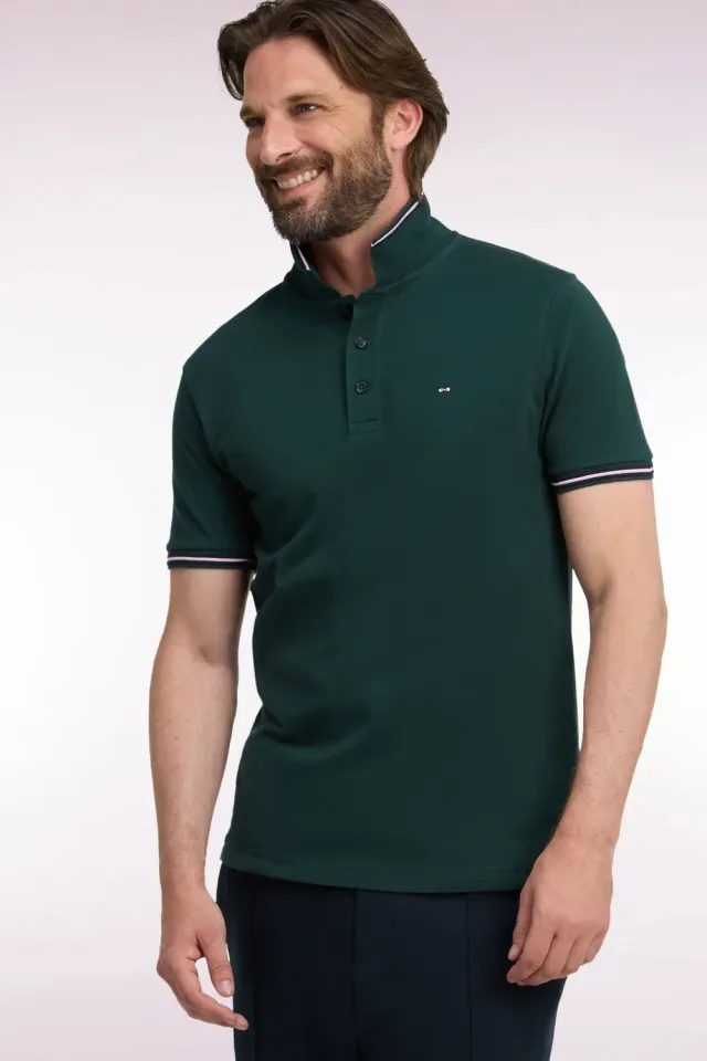 Eden Park Legend Rugby polo piqué vert foncé