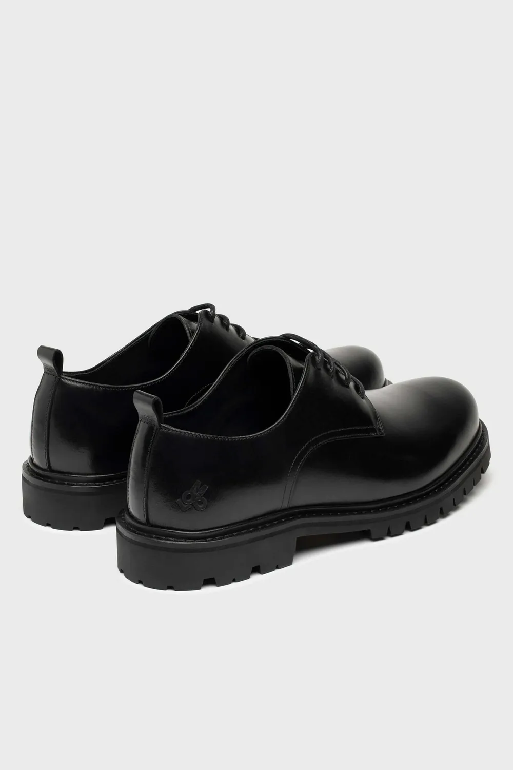 Loom Les derbies chaussures homme cuir noir semelle Vibram