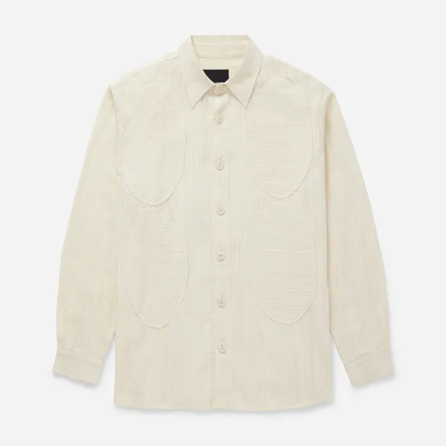 Labrum Cream Cut-Out chemise homme crème