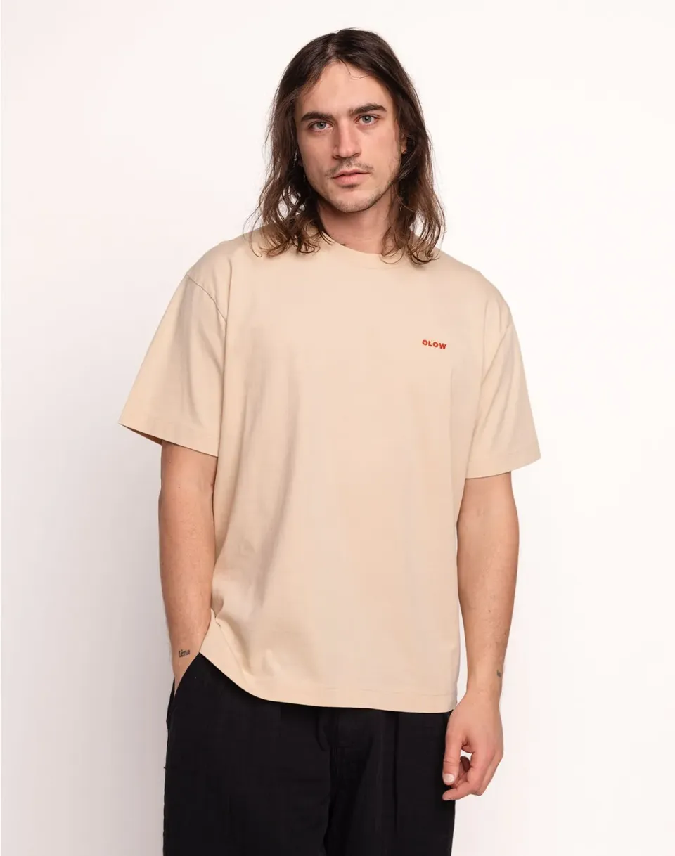 Olow Creative Studio t-shirt crème coton bio